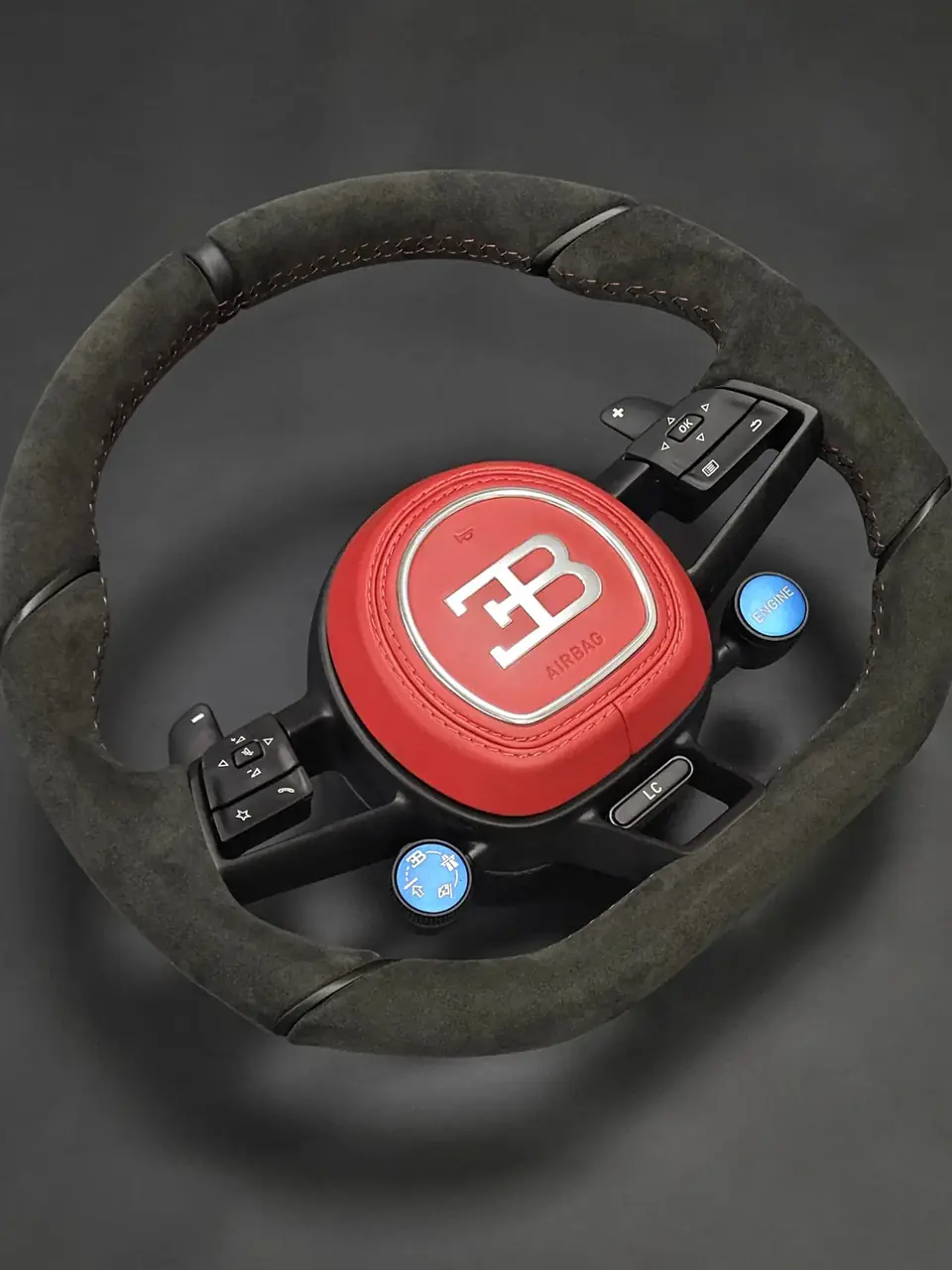 Bugatti Chiron steering wheel