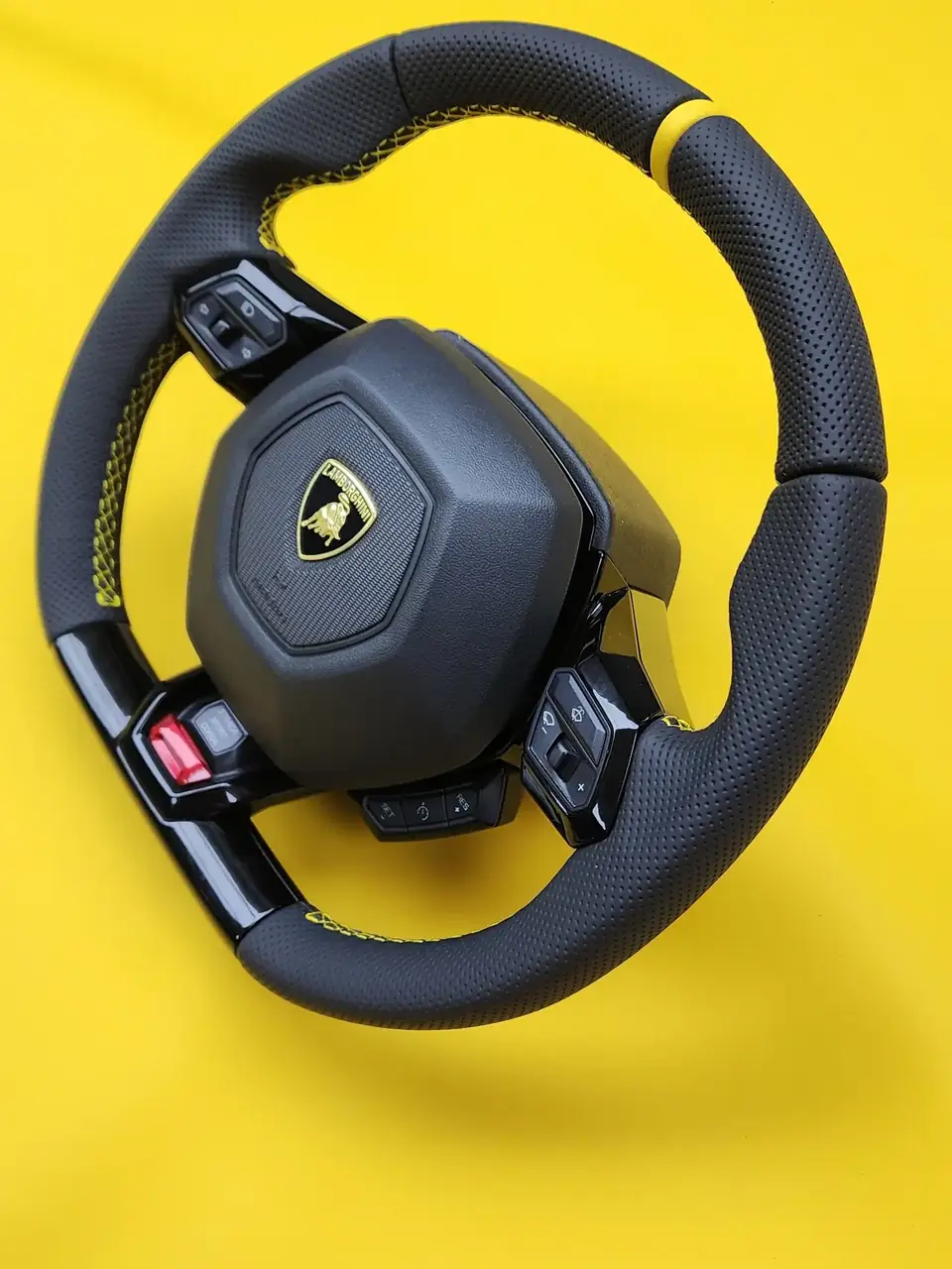 Lamborghini steering wheel